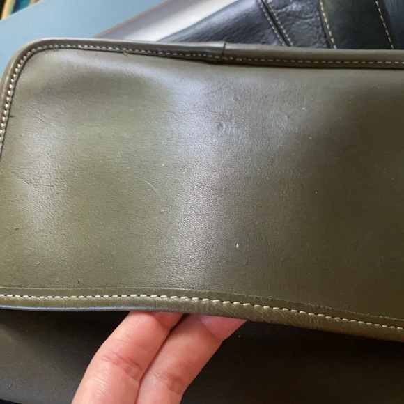 Dark green vintage Coach bag # F58-9850 - Picture 9 of 9